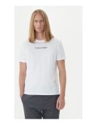 Calvin Klein Tricou Barbati - Alb - 100% bumbac -