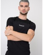 Calvin Klein Tricou cu decolteu la baza gatului pentru fitness - Negru
