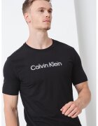 Calvin Klein Tricou cu logo pentru antrenament - Negru/Alb optic
