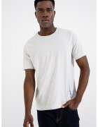 Calvin Klein Tricou cu tehnologie uscare rapida si decolteu rotund - pentru fitness - Gri deschis melange