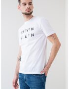 Calvin Klein Tricou din bumbac cu imprimeu logo - Alb
