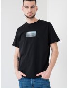Calvin Klein Tricou din bumbac organic cu logo - Negru