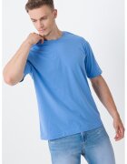 Calvin Klein Tricou relaxed fit pentru antrenament - Albastru pastel/Alb optic