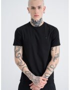 Calvin Klein Tricou uni cu decolteu la baza gatului - Negru