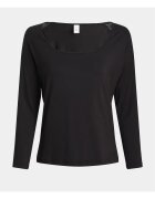 Calvin Klein Underwear Tricou pijama dama - negru - modal/elastan -