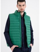 Calvin Klein Vesta matlasata cu fermoar - Verde