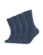 Camano Set de sosete lungi unisex - 4 perechi - Albastru