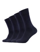 Camano Set de sosete lungi unisex - 4 perechi - Bleumarin