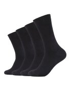 Camano Set de sosete lungi unisex - 4 perechi - Negru