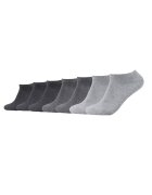 Camano Set de sosete pana la glezna unisex - 7 perechi - Gri