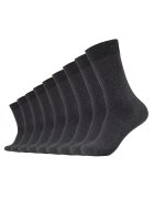 Camano Set de sosete unisex cu model uni - 9 perechi - Gri
