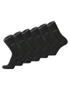 Camel Active Set de sosete scurte din amestec de bumbac organic 29933 - 6 perechi - Negru