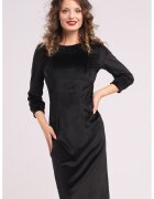 CAMISSI Rochie uni cu maneci lungi - Negru