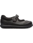 Camper Balerini cu detaliu logo Pelotas - Negru stins