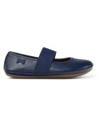 Camper Balerini de piele cu brant anatomic si banda elastica Right 8469 - Albastru inchis