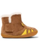 Camper Botine de piele intoarsa Peu Cami - Maro