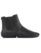 Camper Ghete Chelsea de piele cu segmente textile Right Nina 1313 - Negru stins
