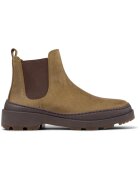Camper Ghete Chelsea de piele nabuc Brutus Trek 51787 - Maro