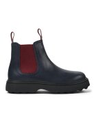 Camper Ghete Chelsea din piele Norte 373 - Rosu inchis/Bleumarin