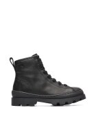 Camper Ghete de piele cu aplicatie logo discreta Brutus 609 - Negru