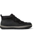 Camper Ghete de piele cu garnituri din material textil Peu Pista - Negru
