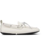 Camper Mocasini din piele cu logo discret Right Nina - Alb