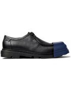 Camper Mocasini din piele Junction - Negru/Albastru inchis