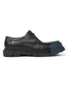Camper Mocasini din piele Junction - Negru/Albastru petrol