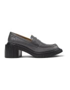 Camper Mocasini uni din piele - Gri deschis