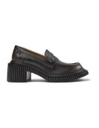 Camper Mocasini uni din piele - Negru/Maro