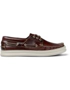 Camper Pantofi boat de piele Runner Four - Maro
