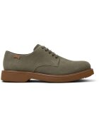 Camper Pantofi de piele intoarsa cu sireturi Norman - Verde masliniu