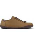 Camper Pantofi de piele nabuc Peu Cami - Maro