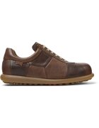 Camper Pantofi din piele Ariel Hella Twins - Maro inchis