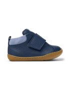 Camper Pantofi din piele cu inchidere velcro - Albastru inchis