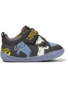Camper Pantofi din piele cu inchidere velcro Peu Cami - Gri/Albastru