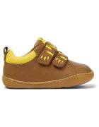 Camper Pantofi din piele cu inchidere velcro Peu Cami - Maro