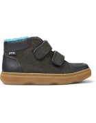 Camper Pantofi din piele si material textil cu inchidere velcro Kiddo 8529 - Gri inchis