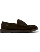 Camper Pantofi loafer de piele intoarsa Don - Maro inchis