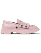 Camper Pantofi loafer din piele cu capse decorative Walden Twins - Roz deschis