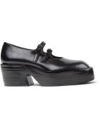 Camper Pantofi Mary Jane din piele cu toc masiv Billie - Negru