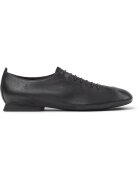 Camper Pantofi slip-on cu varf patrat si talpa plata Casi Myra - Negru