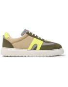 Camper Pantofi sport cu insertii din piele intoarsa Runner K21 - Verde/Gri
