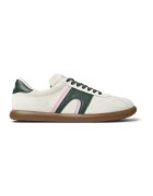 Camper Pantofi sport de piele 27213 Pelotas Soller - Verde padure/Alb murdar/Roz