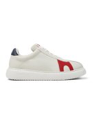 Camper Pantofi sport de piele K21 Twins - Rosu/Alb murdar/Bleumarin