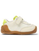 Camper Pantofi sport din material textil cu garnituri din piele intoarsa Dadda - Crem