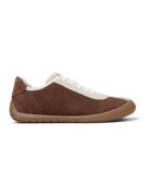 Camper Pantofi sport din piele intoarsa cu logo - Maro/Bej deschis