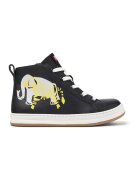 Camper Pantofi sport high-cut cu fermoar - Negru/Galben