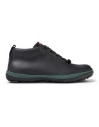 Camper Pantofi sport impermeabili de piele Peu Pista GM 943 - Negru stins/Verde deschis