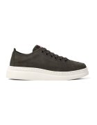 Camper Pantofi sport low-cut de piele Twins 50297 - Gri inchis
